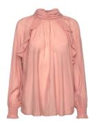 Srrachel Frill Blouse Pink Soft Rebels