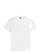 Tjm Reg Sflag Slub Ss Tee White Tommy Jeans