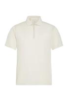 Ss Slim Stretch Mesh Pique Polo Cream Calvin Klein