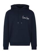 Eu 350Terry Ck Graphic Hoodie Navy Calvin Klein Jeans
