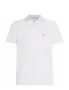 Performance Oxford Zip Reg Polo White Tommy Hilfiger
