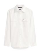 Overshirt Twill Rf White Tommy Hilfiger