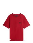 Tommy Flag Elevated Tee Red Tommy Hilfiger