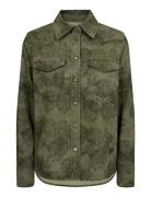 Mmchristy Print Shirt Green MOS MOSH