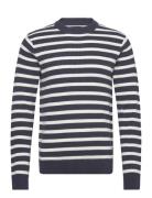 Recycled Crew Neck Knit L/S Navy Lindbergh