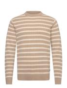 Recycled Crew Neck Knit L/S Beige Lindbergh