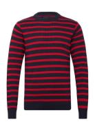 Recycled Crew Neck Knit L/S Red Lindbergh