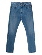Grover Trousers Straight Hyperflex Original Blue Replay