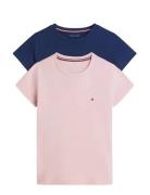 2 Pk Ss Tee Pink Tommy Hilfiger