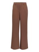 Objlisa Wide Pant Aop Noos Brown Object