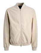 Jprblaleister Linen Blend Bomber Jkt Ln Cream Jack & J S