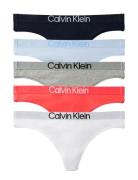Thong 5Pk Patterned Calvin Klein