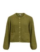 Objsaggia Re L/S Knit Cardigan Noos Khaki Object