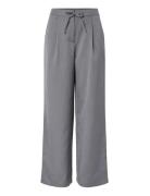 Pcfalka Mw Pinstriped Tie Pants Grey Pieces