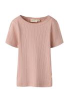 Nmfrachel Ss Slim Top Lil Noos Pink Lil'Atelier