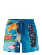 Nkmmanuel Pokemon Swimshorts Sky Blue Name It