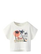 Nkfvilma Capsl Crop Top F1 Noos Cream Name It