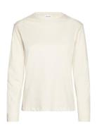 Basic O-Neck Tee L/S Cream Enkel Studio