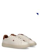 Tommy Hilfiger Low Cut Lace-Up Sneaker Cream Tommy Hilfiger