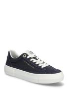 Th Foxing Platform Washed Canvas Navy Tommy Hilfiger