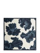 Th Flag Floral Silk Large Square Navy Tommy Hilfiger