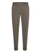 Denz Turn Up Trousers Green Oscar Jacobson