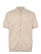 Cfbells Ss Cardigan Knit Beige Casual Friday