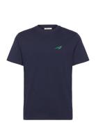 Cflinder 0255 Tee With Emb. Navy Casual Friday