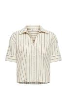 Onltizana Stripe S/S Shirt Wvn Noos Cream ONLY