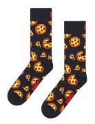 Pixelated Pizza Sock Black Happy Socks