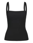 Jxfifi Str Sl Rib Top Jrs Sn Black JJXX