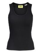 Jxfrida Sl U-Neck Top Jrs Noos Black JJXX