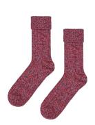 Folded Cuff Sock Red Happy Socks