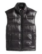 Tjw Essential Puffer Vest Shiny Black Tommy Jeans