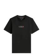 Brand Love Small Center Tee Black Tommy Hilfiger