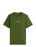 Brand Love Small Center Tee Khaki Tommy Hilfiger