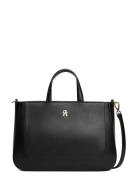 Th Glam Satchel Black Tommy Hilfiger