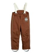 Panda Soft Ski Trousers Brown Mini Rodini
