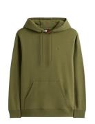 Tjm Reg S Flag Hoodie Khaki Tommy Jeans