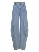 Cargo Denim Pants Blue ROTATE
