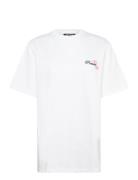 Over D T-Shirt White ROTATE