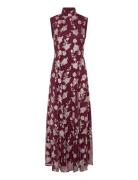 Sleeveless Maxi Dress Burgundy ROTATE