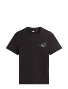 Tjm Reg Sign Backprint Ss T Ext Black Tommy Jeans