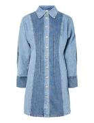 Yasfaro Ls Denim Dress Blue YAS