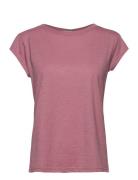 Cc Heart Basic Round-Neck T-Shirt Pink Coster Copenhagen