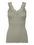 Rwbernadine Organic Cotton Sl Lace Khaki Rosemunde