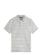 Cotton Linen Pique Reg Polo Grey Tommy Hilfiger
