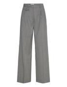 Yana Tailored Wide Pants Grey Malina