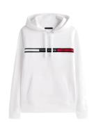 Hilfiger Chest Insert Hoody White Tommy Hilfiger