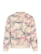 Hmljr Loose Aop Sweatshirt Cream Hummel